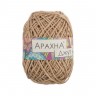 Пряжа Jute фантазийная однотонная 5 шт. ("ARACHNA") 90м джут-100%