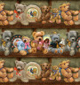 Ткань BEAR HUGS PANEL фасовка 1 шт. (General Fabrics 4433) 60см х 110см хлопок-100%