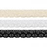Тесьма декоративная кружевная 1 шт. ("GAMMA" HVK-25) 22.8м х 20мм