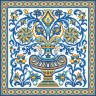 Набор для вышивки "Волшебный узор" подушка 1 шт. ("Panna" ПД-0439) 36см х 36см