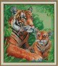 Набор для вышивки "В джунглях" 1 шт. ("Panna" Ж-0975) 28см х 34см