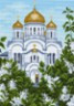 Канва с рисунком "Преображенский собор" 1 шт. (922) 33см х 45см