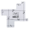 Измерительный шаблон для шитья 1 шт. ("GAMMA" SMG-01)
