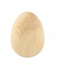 Заготовка для декорирования "яйцо" 1 шт. ("Mr. Carving" DE-006) 3.6см х 5.2см дерево