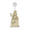 Заготовка для декорирования "снеговик" 1 шт. ("Mr. Carving" BC-005) 22.3см х 11.8см х 3.5см дерево
