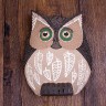 Заготовка для декорирования "сова" 1 шт. ("Love2Art" PAM-063) 16.5см х 4.5см х 21.5см папье-маше