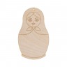 Заготовка для декорирования Матрешка 1 шт. ("Mr. Carving" ВД-183) 5см х 15см х 4мм фанера