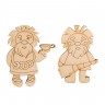 Заготовка для декорирования Домовой 1 шт. ("Mr. Carving" ВД-188) 10см 4мм фанера