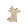 Заготовка для декорирования Обнимашки блистер 1 шт. ("Mr. Carving" ВД-275) 14см фанера