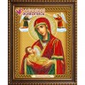Набор для изготовления картины из страз Икона Млекопитательница 1 шт. ("Алмазная живопись" АЖ-5068) 22см х 28см