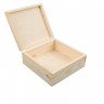 Заготовка для декорирования Шкатулка 1 шт. ("Mr. Carving" ВД-365) 20см х 20см х 9см сосна