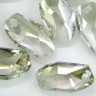Подвеска Crystal AB пакет 1 шт. ("Сваровски" 6673) 38мм