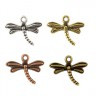 Подвеска стрекоза 1 шт. ("Zlatka" MFP-05) 1.5см х 1.8мм сталь