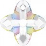 Подвеска Cross Tribe Pendant Crystal АВ пакет 2 шт. ("Сваровски" 6868) 14мм х 14мм стекло