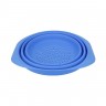 Силиконовый дуршлаг блистер 1 шт. ("Pan-Cake" SPC-0008) 27.5см х 23.5см х 14см
