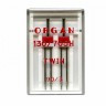 Иглы 90/3 двойные пенал 2 шт. ("ORGAN")