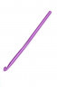 Крючок для вязания алюминевый цветной 1 шт. (HobbyLife AL-CH04) 15см х 5.5мм Алюминий