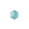 Кабошоны стеклянные куб 1 шт. ("Preciosa" 410-16-030) 18мм х 13мм