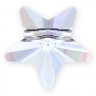 Бусины стеклянные Crystal AB в форме звезды 12 шт. ("Сваровски" 5714 ММ8)
