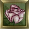 Набор для вышивки "Розовая роза" 1 шт. ("Rico Design" 22280.54.80) 21см х 21см