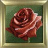 Набор для вышивки "Красная роза" 1 шт. ("Rico Design" 22282.54.80) 21см х 21см