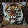 Набор для вышивки "Тигр" (подушка) 1 шт. ("Vervaco" 1200/629) 40см х 40см