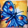 Набор для вышивки "Синяя бабочка" (подушка) 1 шт. ("Vervaco" 1200/936) 40см х 40см