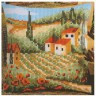 Набор для вышивки "Тосканский пейзаж" (подушка) 1 шт. ("Vervaco" 1200/970) 40см х 40см