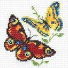 Набор для вышивки "Бабочки-красавицы" 1 шт. ("Алиса" 0-50) 10см х 11см