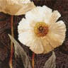 Набор для вышивки "Белые цветы: Открытый свету" 1 шт. ("Алиса" 2-16) 25см х 25см