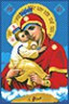 Канва с рисунком "Богородица Почаевская" для вышивания бисером формат А3 1 шт. (БИС 1208) 29.7см х 42см