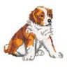 Канва с рисунком "Собака" малая 1 шт. (№032) 20см х 20см