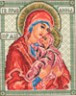 Канва с рисунком "Святая православная Анна" 1 шт. (814) 24см х 30см