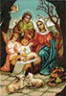 Канва с рисунком "Рождение Христа" 1 шт. (380) 33см х 45см