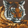 Канва с рисунком "Тигр" 1 шт. (883) 41см х 41см
