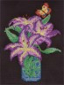 Набор для вышивки "Королевские лилии" 1 шт. ("Кларт" 8-090) 17.8см х 23,2см