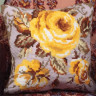 Набор для вышивки "Античная роза" подушка 1 шт. ("Collection D'Art" 5051) 40см х 40см