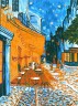 Канва с рисунком "Терасса ночного кафе" серия 10.000 1 шт. (Collection D'Art 10249) 40см х 50см