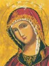 Канва с рисунком "Пресвятая Богородица" серия 6.000 1 шт. (Collection D'Art 6066) 30см х 40см