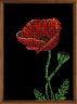Набор для вышивки "Аленький цветочек" 1 шт. ("Кроше" (Радуга бисера) В-138) 25см х 30см