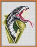Набор для вышивки "Змея" 1 шт. ("Lutars" 215) 15см х 17см