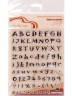 Набор штампов Алфавит латинский №1 блистер 1 шт. ("Mr. Painter" ASM-01) 14см х 18см