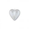 Заготовка для декорирования "сердце" 1 шт. ("Love2Art" PLB-006) 6.3см х 6.5см х 3.7см пластик