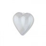 Заготовка для декорирования "сердце" 1 шт. ("Love2Art" PLB-007) 8см х 8см х 4.6см пластик