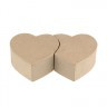 Заготовка для декорирования "коробочка-сердце" 1 шт. ("Love2Art" PAM-058) 20см х 11.5см х 5см папье-маше
