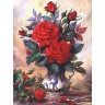 Набор для изготовления картины из страз Прекрасные розы 1 шт. ("Алмазная живопись" АЖ-1349)
