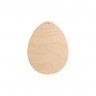 Заготовка для декорирования Яйцо малое 1 шт. ("Mr. Carving" ВД-344) 9см х 7см фанера