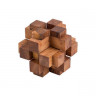 Головоломка деревянная "Куб" 1 шт. ("DELFBRICK" DLW-09)