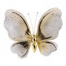 Украшение для штор "Бабочка" малая металлизированная 1 шт. 12см х 14см