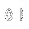 Стразы клеевые Crystal капля пакет 6 шт. ("Сваровски" 2303) 14мм х 9мм